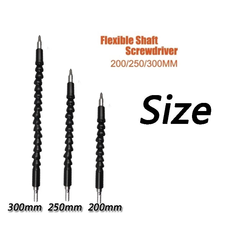 Flexible Drill Bit Extension Rod for Tight Spaces