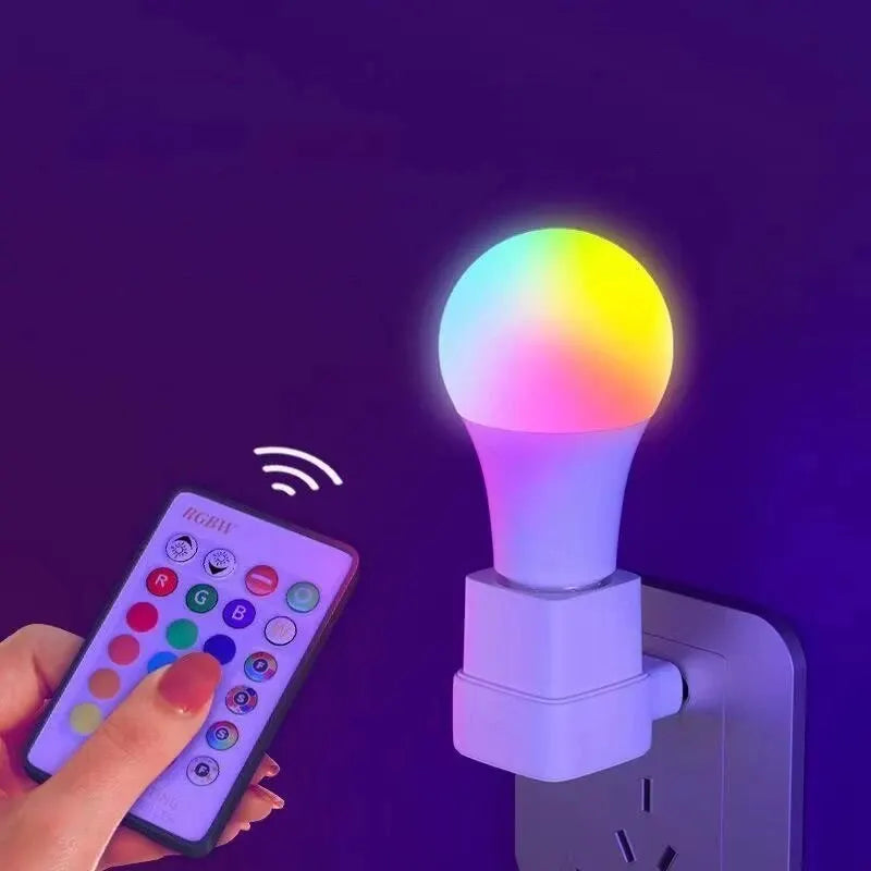 16-Color RGB Smart LED Bulb with Remote (E27)
