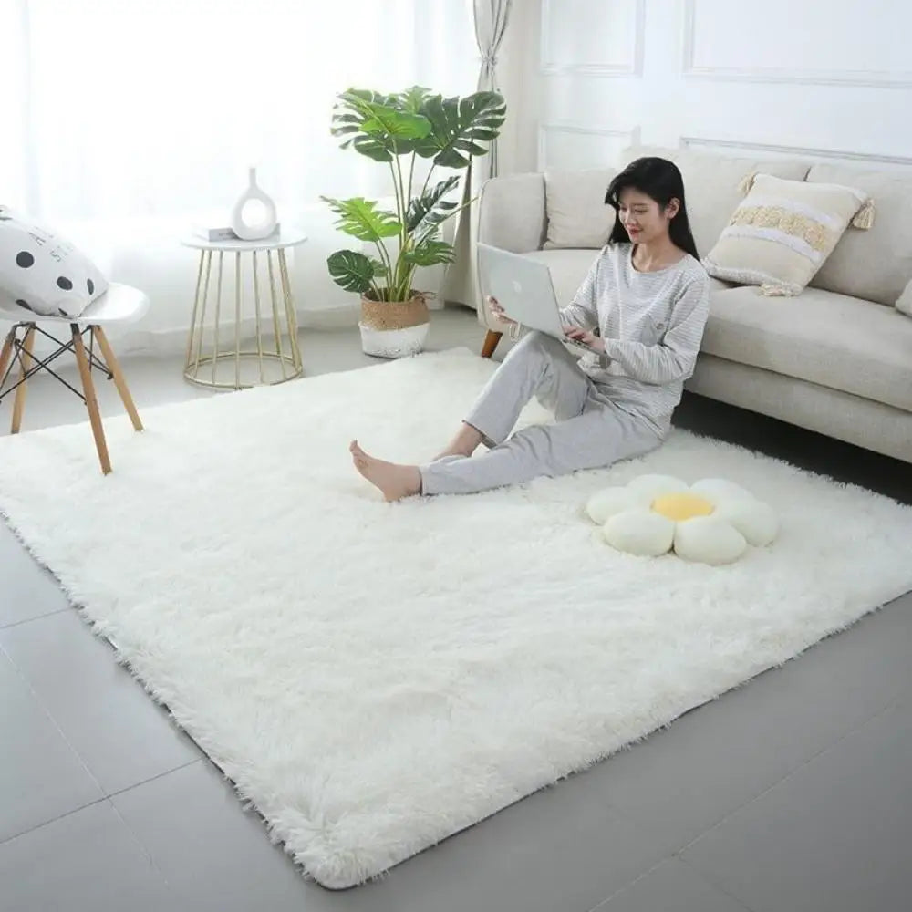 Tie-Dye Plush Fluffy Area Rug