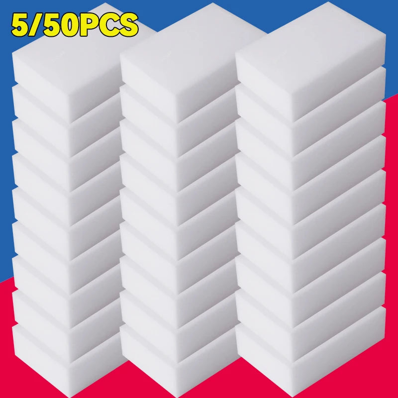 Magic Melamine Cleaning Sponges (5 or 50 Pack)