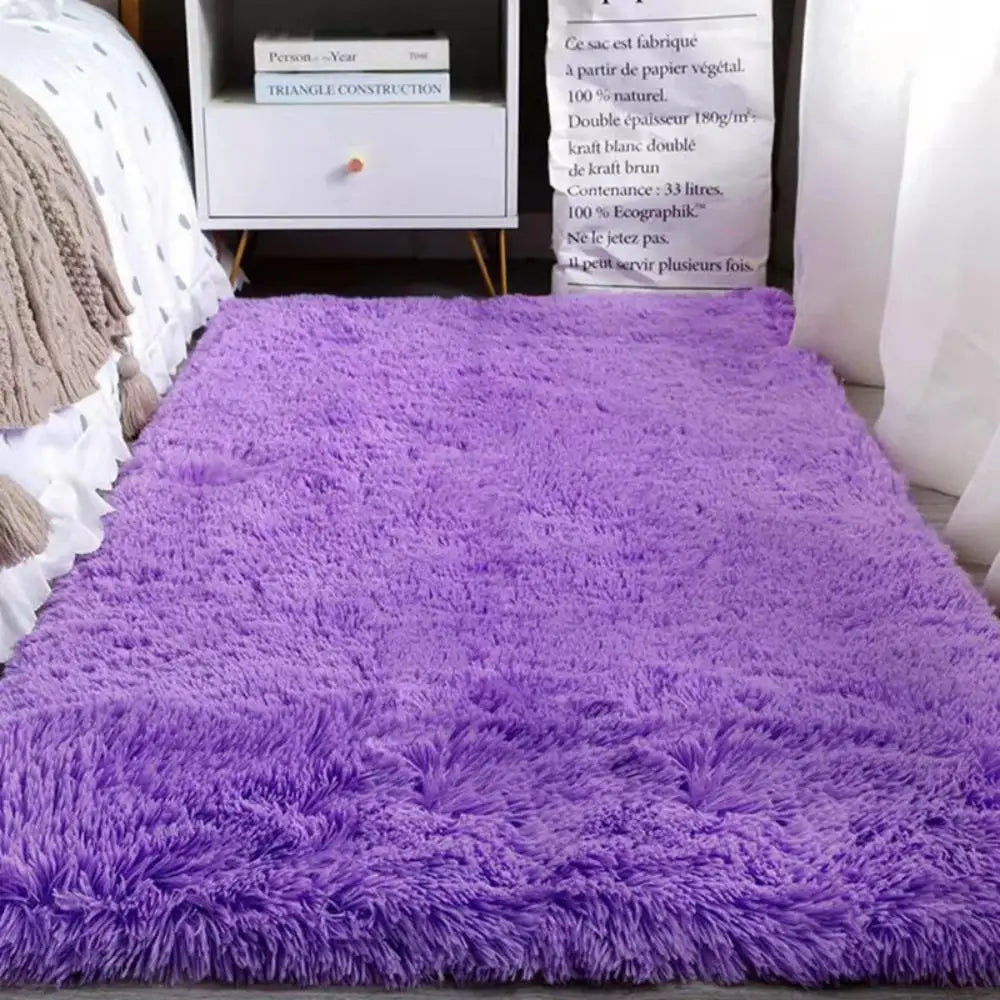 Tie-Dye Plush Fluffy Area Rug