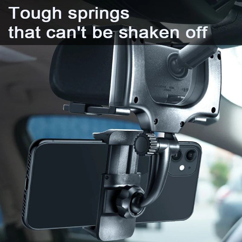 SEAMETAL Rearview Mirror Phone Holder for Car