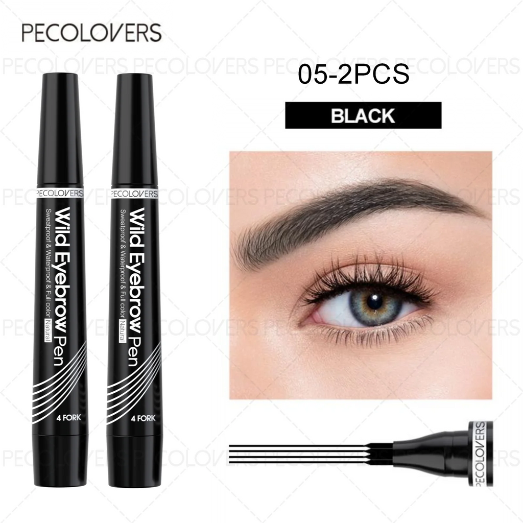 4-Tip Waterproof Eyebrow Tattoo Pen