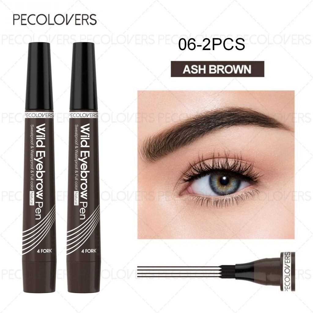 4-Tip Waterproof Eyebrow Tattoo Pen