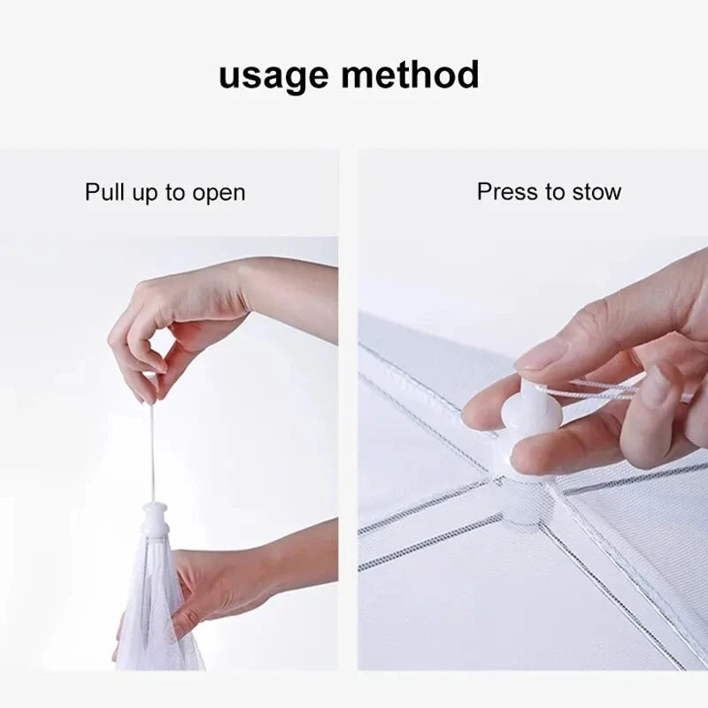 Foldable Mesh Food Cover — Insect & Fly Proof