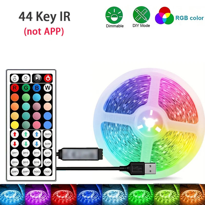 RGB LED Strip Lights with App Control (1M–40M)
