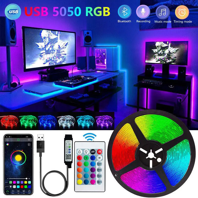 Bluetooth Smart LED Strip Lights SMD 5050 with App Control
