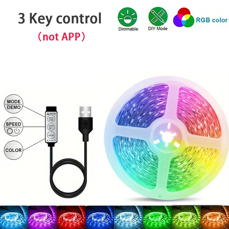 RGB LED Strip Lights with App Control (1M–40M)