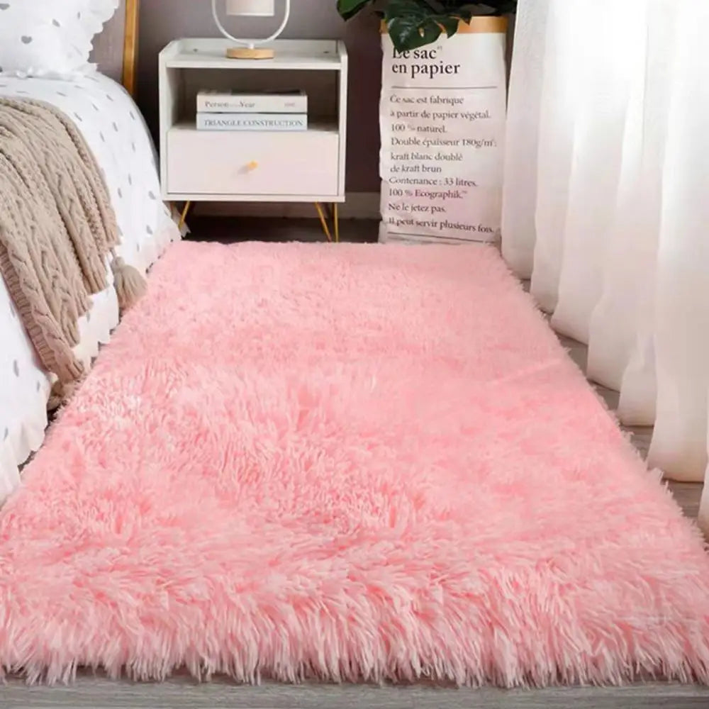Tie-Dye Plush Fluffy Area Rug