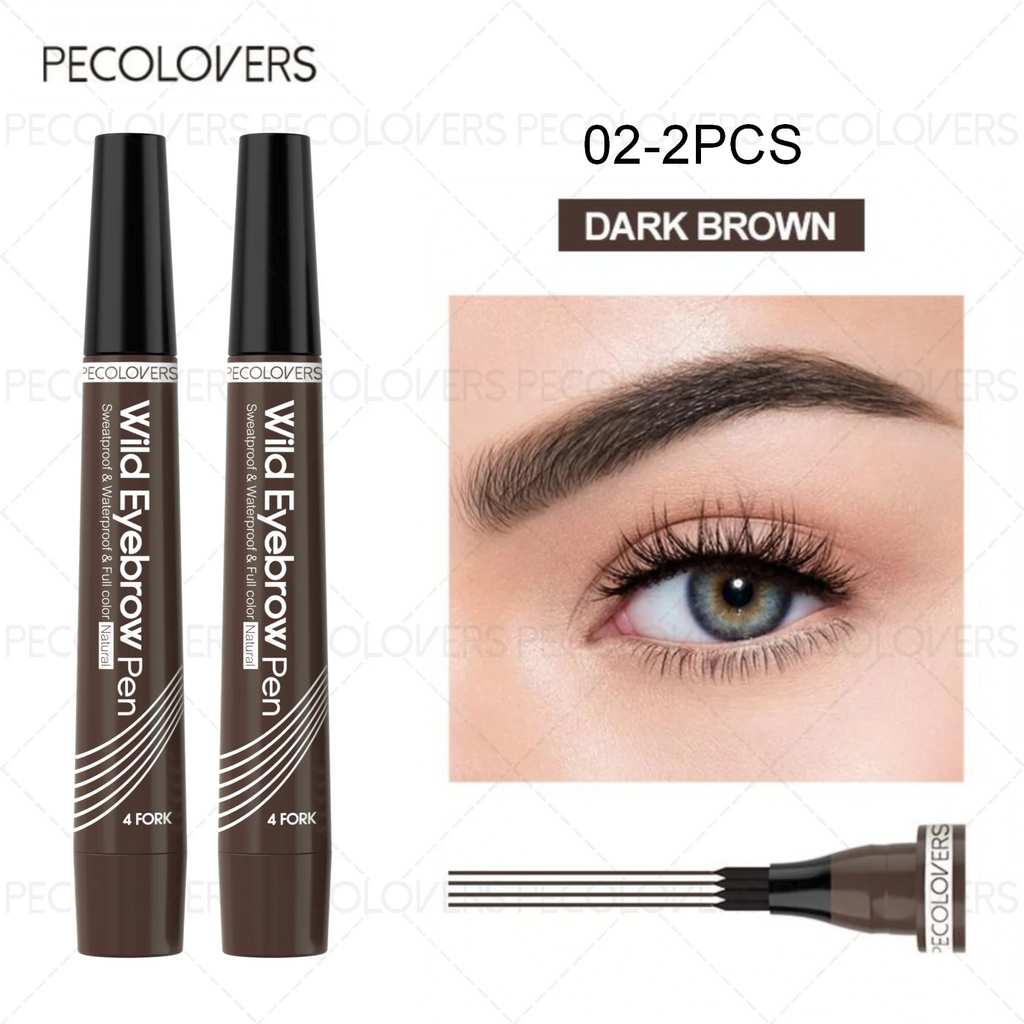 4-Tip Waterproof Eyebrow Tattoo Pen