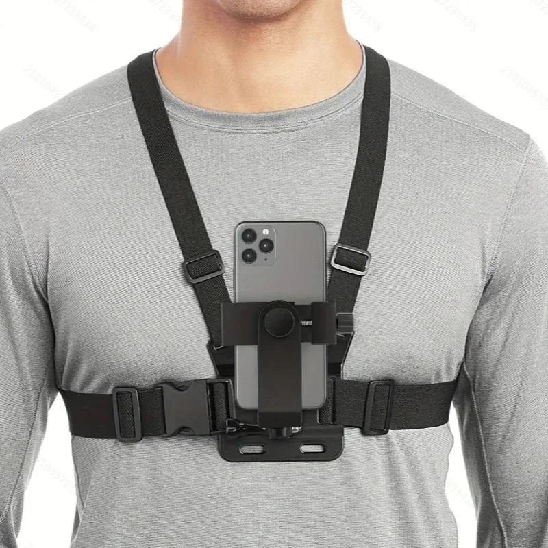 Hands-Free Chest Strap Phone & Camera Holder