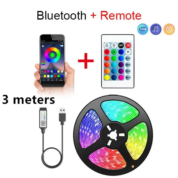 Bluetooth Smart LED Strip Lights SMD 5050 with App Control