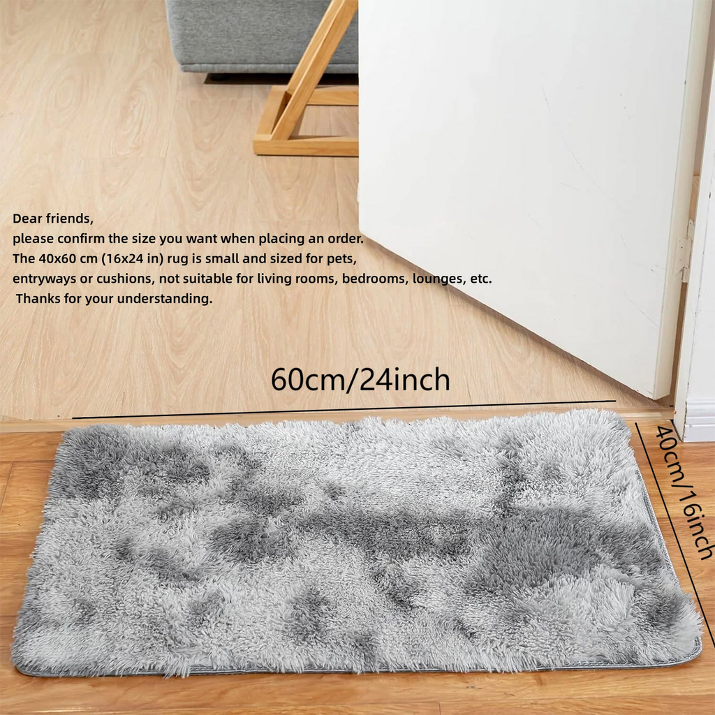 Tie-Dye Plush Fluffy Area Rug
