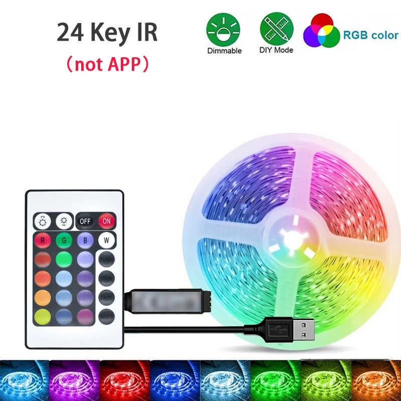 RGB LED Strip Lights with App Control (1M–40M)