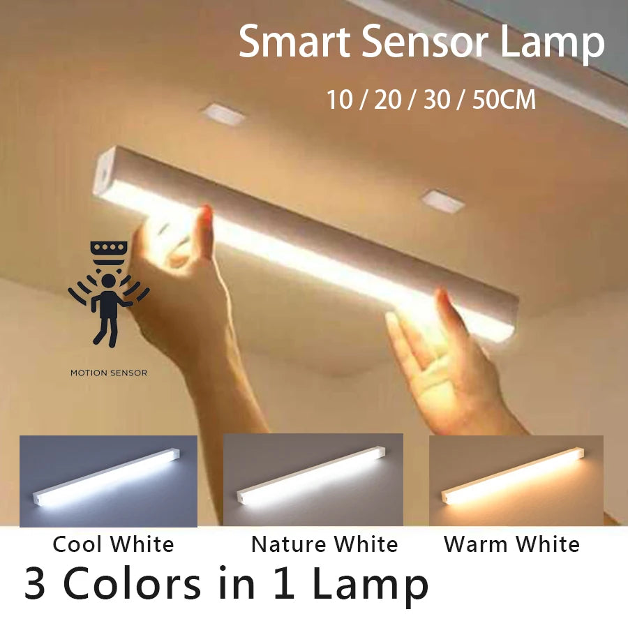Wireless Motion Sensor LED Bar Light