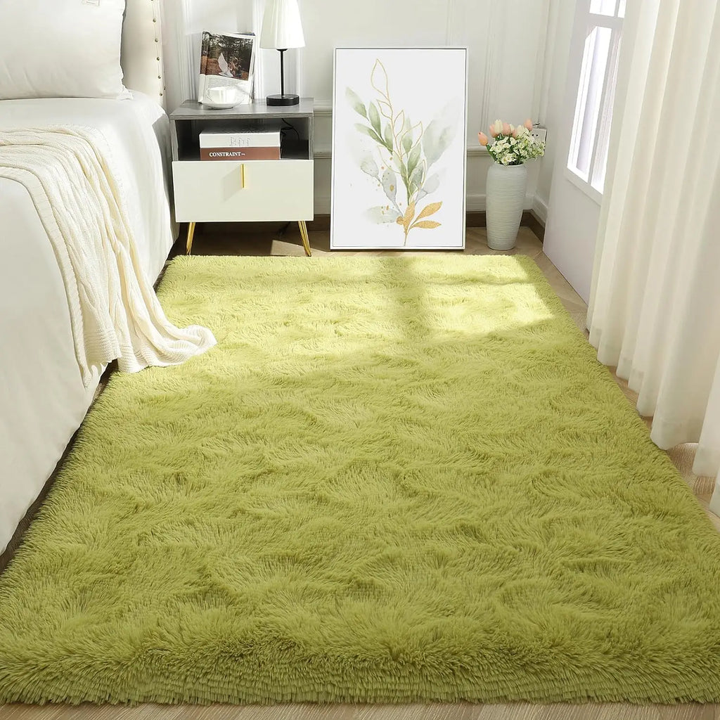 Tie-Dye Plush Fluffy Area Rug