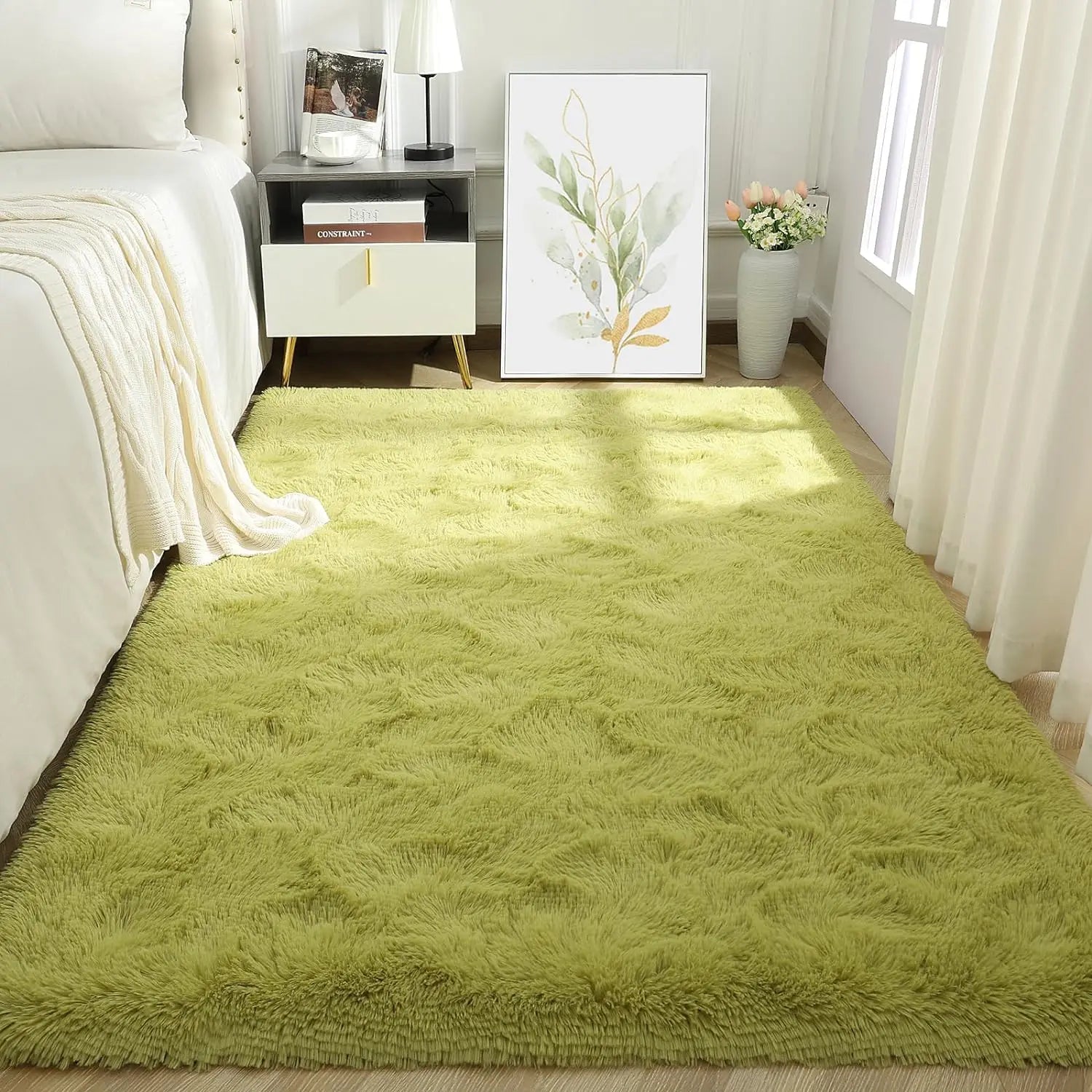 Tie-Dye Plush Fluffy Area Rug