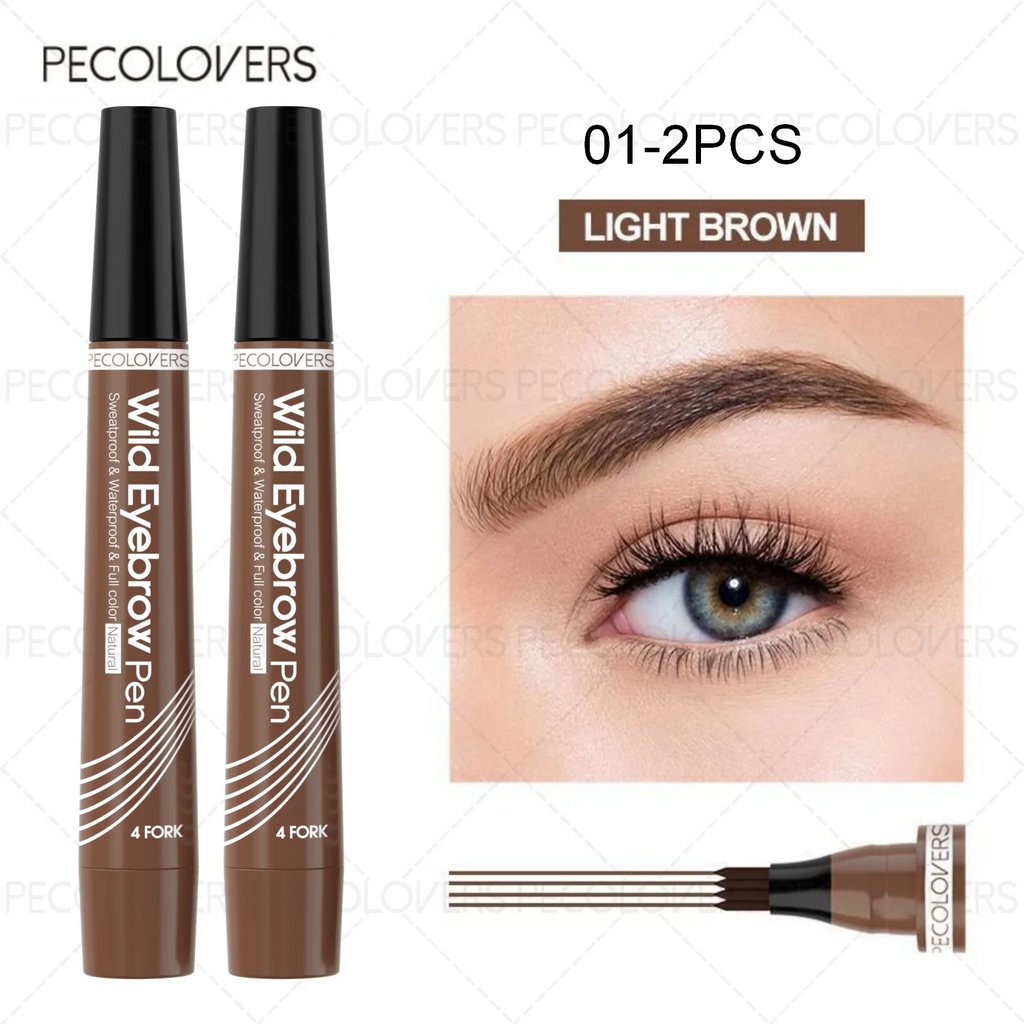 4-Tip Waterproof Eyebrow Tattoo Pen
