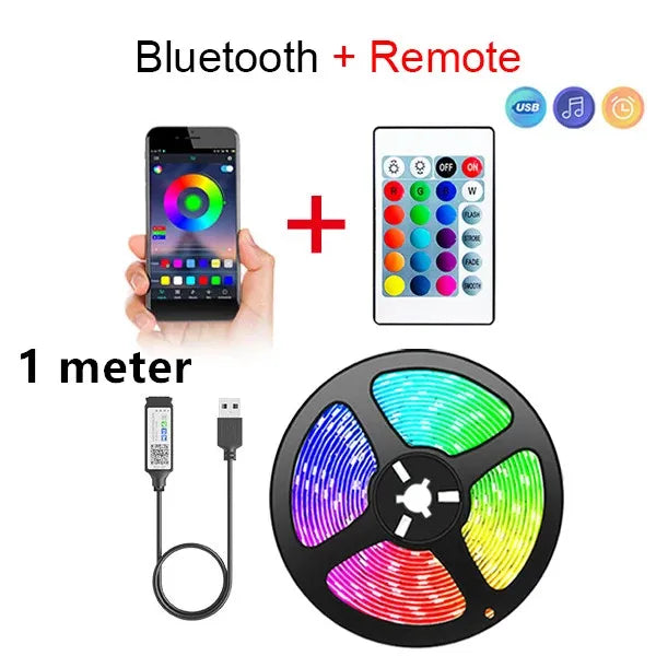 Bluetooth Smart LED Strip Lights SMD 5050 with App Control
