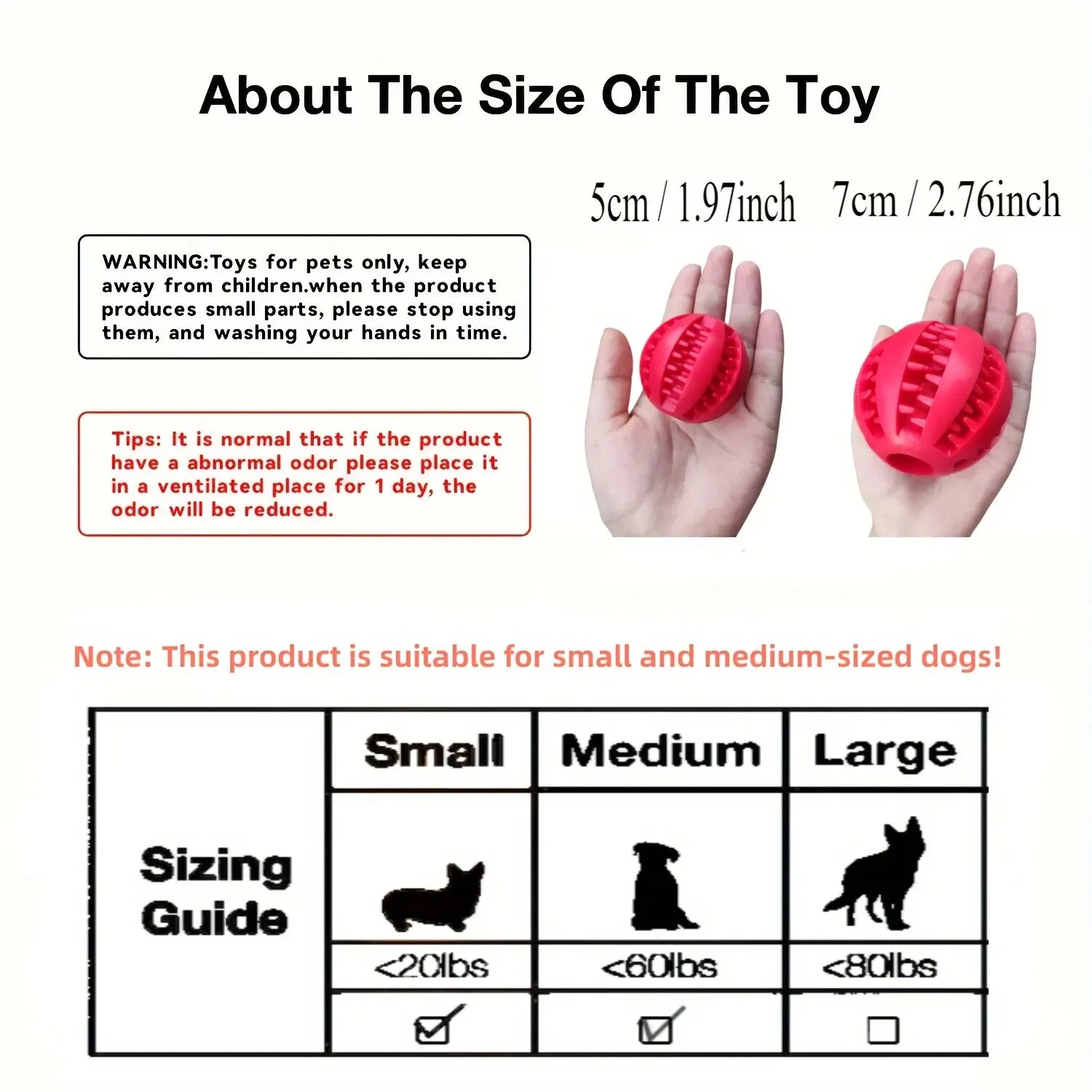 Dog Chew Toy Ball — Treat Feeder & Teeth Cleaner