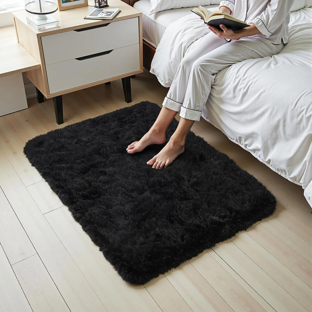 Tie-Dye Plush Fluffy Area Rug